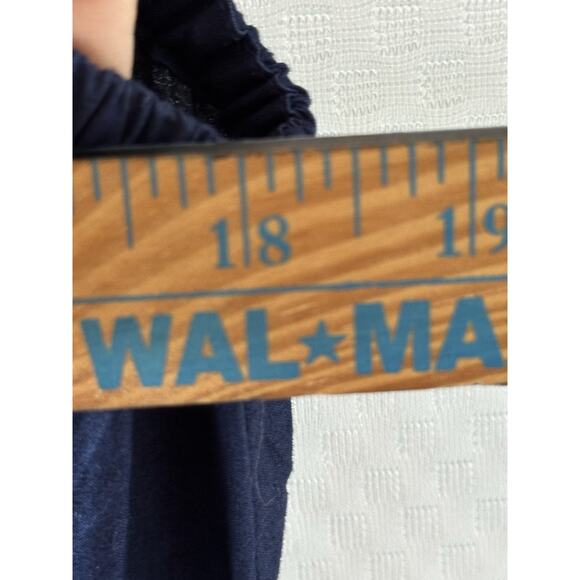 Land’s End Blue Striped Midi Dress Size Medium 10 12 - Picture 11 of 12